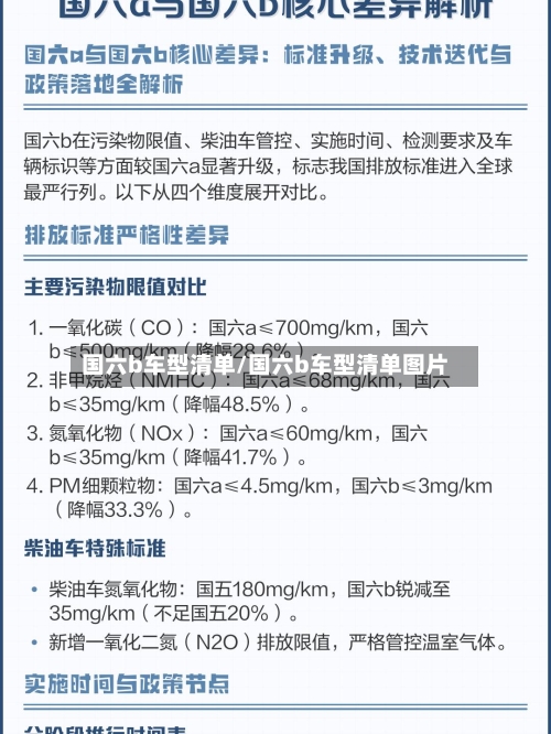 国六b车型清单/国六b车型清单图片