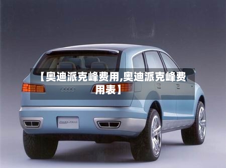 【奥迪派克峰费用,奥迪派克峰费用表】-第2张图片